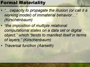 Formal materiality