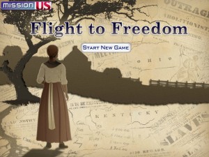 Screen capture of Mission US Flight to Freedom