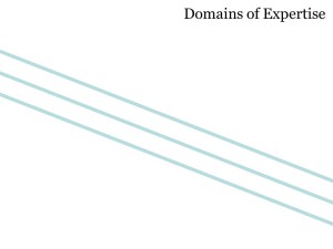 Domains of Expertise